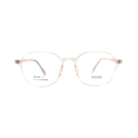 Tony Morgan Unisex Pink TR90 Round Eyeglasses TMMADDIEPINK51