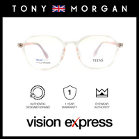 Tony Morgan Unisex Pink TR90 Round Eyeglasses TMMADDIEPINK51 - Vision Express Optical Philippines