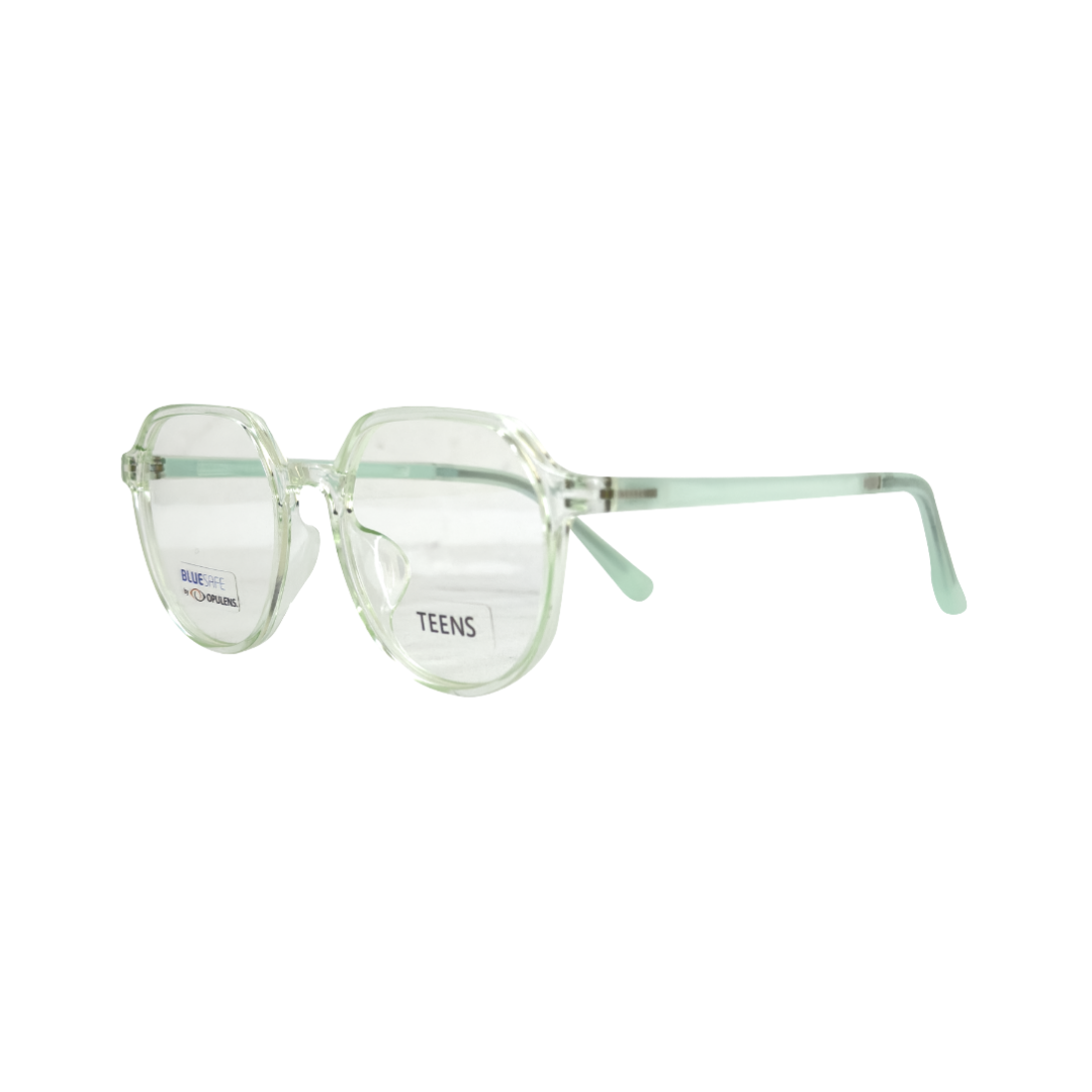 Tony Morgan Unisex Green TR90 Round Eyeglasses TMMADELGREEN48 - Vision Express Optical Philippines