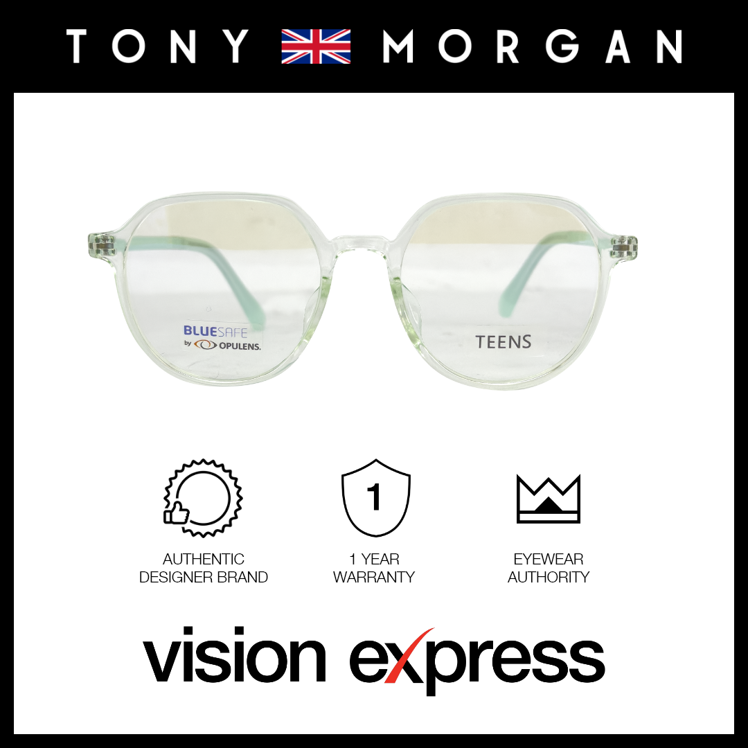 Tony Morgan Unisex Green TR90 Round Eyeglasses TMMADELGREEN48 - Vision Express Optical Philippines