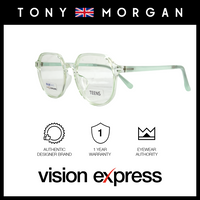 Tony Morgan Unisex Green TR90 Round Eyeglasses TMMADELGREEN48 - Vision Express Optical Philippines
