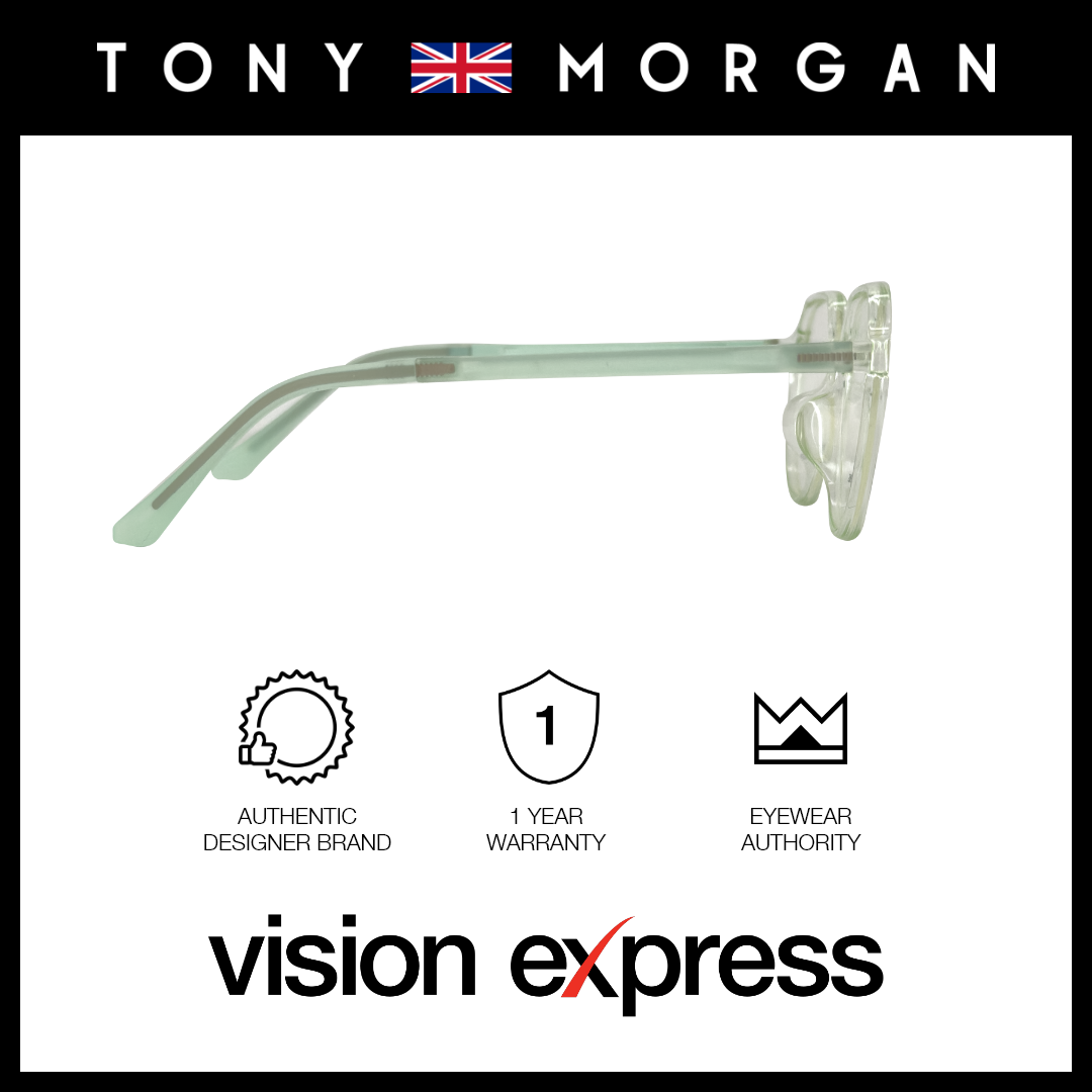 Tony Morgan Unisex Green TR90 Round Eyeglasses TMMADELGREEN48 - Vision Express Optical Philippines