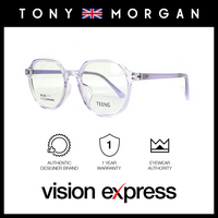Tony Morgan Unisex Purple TR90 Round Eyeglasses TMMADELPURPLE48 - Vision Express Optical Philippines