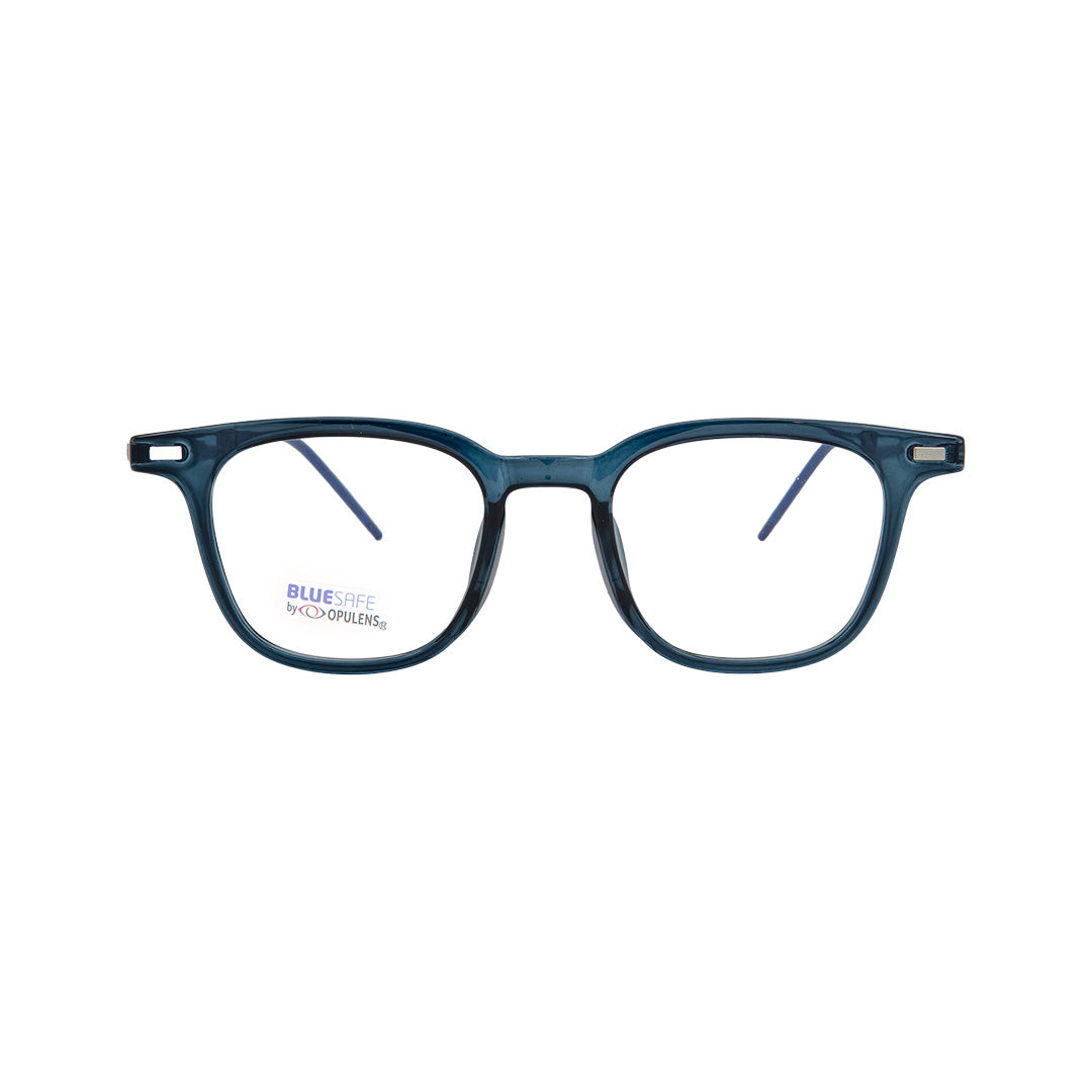 Tony Morgan Malik Blue Acetate Square Eyeglasses TMMALIKBLUE 53 - Vision Express Optical Philippines