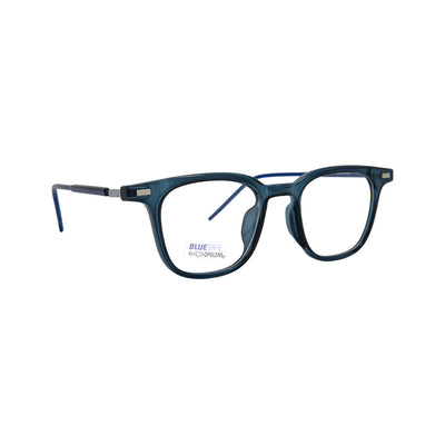 Tony Morgan Malik Blue Acetate Square Eyeglasses TMMALIKBLUE 53 - Vision Express Optical Philippines