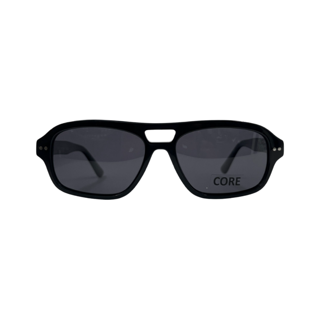 Tony Morgan Men's Black Aviator Acetate Sunglasses TMMASONBLACK54