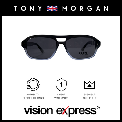 Tony Morgan Men's Blue Aviator Acetate Sunglasses TMMASONBLUE54 - Vision Express Optical Philippines