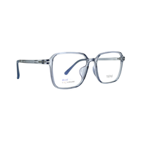 Tony Morgan Unisex Blue TR90 Square Eyeglasses TMMAXBLUE52