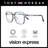 Tony Morgan Unisex Blue TR90 Square Eyeglasses TMMAXBLUE52 - Vision Express Optical Philippines