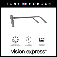 Tony Morgan Unisex Grey TR90 Square Eyeglasses TMMAXGREY52 - Vision Express Optical Philippines