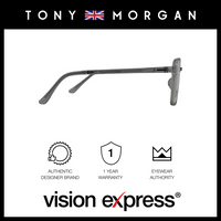 Tony Morgan Unisex Grey TR90 Square Eyeglasses TMMAXGREY52 - Vision Express Optical Philippines