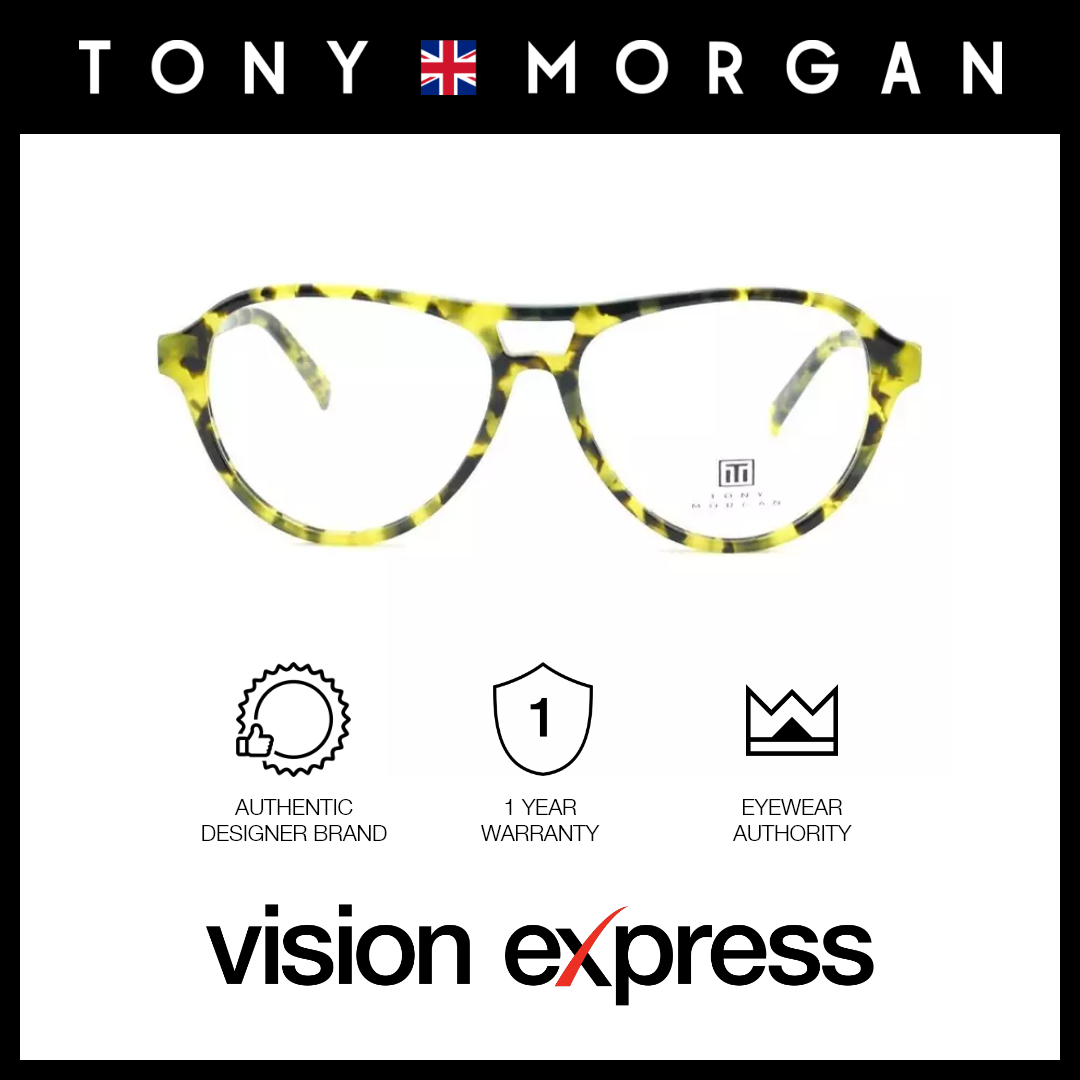Tony Morgan Men's Brown Plastic Round Eyeglasses TM MOD 115/C2 - Vision Express Optical Philippines