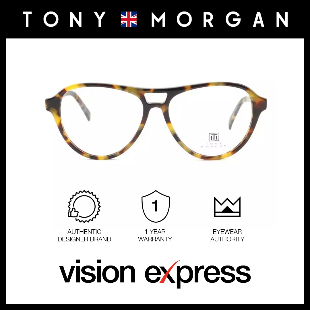 Tony Morgan Men's Brown Plastic Round Eyeglasses TM MOD 115/C3 - Vision Express Optical Philippines