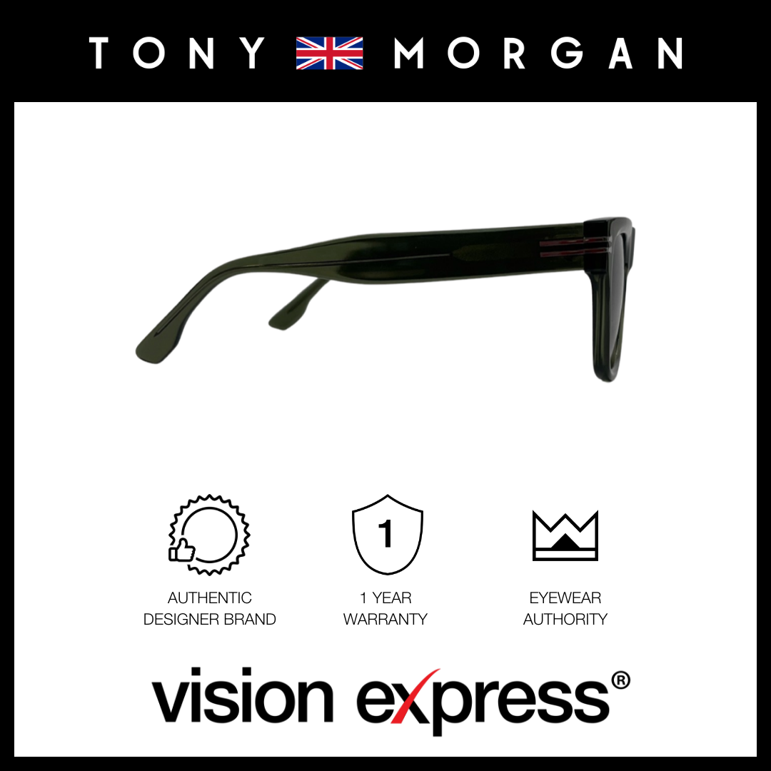 Tony Morgan Men's Green Square Acetate Sunglasses TMNOAHGREEN54 - Vision Express Optical Philippines