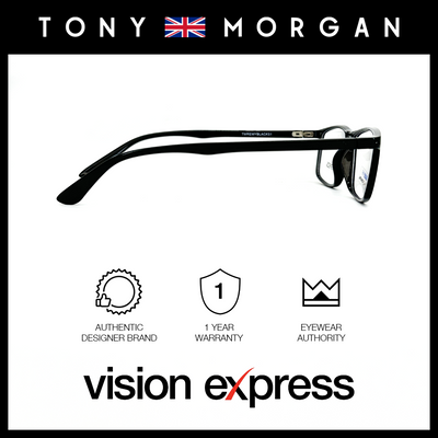 Tony Morgan Eyeglasses TMREMYBLACK51 - Vision Express Optical Philippines