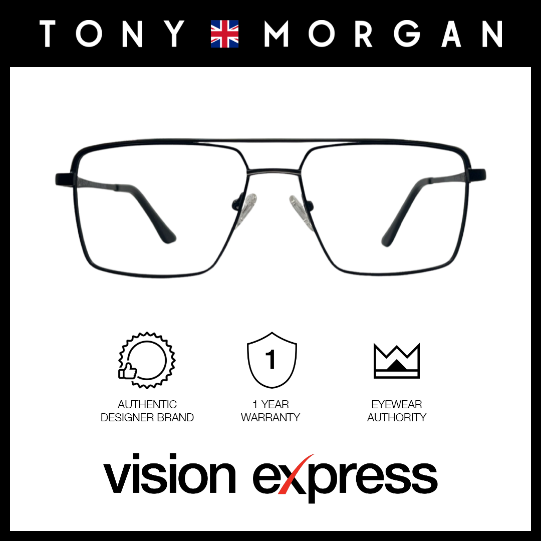 Tony Morgan Eyeglasses TMRHODESBLACK56 - Vision Express Optical Philippines