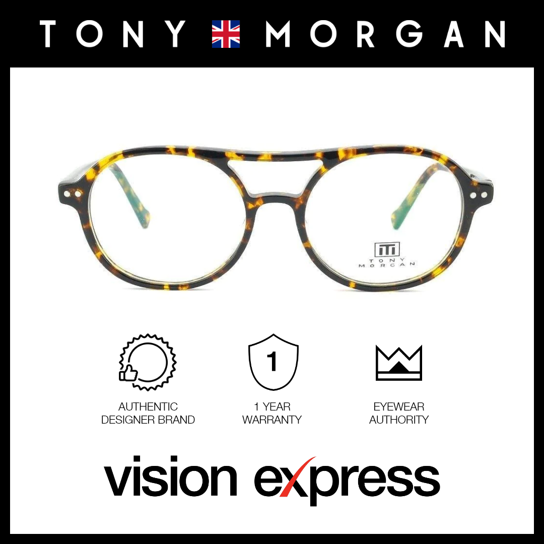 Tony Morgan Men's Tortoise Plastic Round Eyeglasses TM ROSEMARY/C2075 - Vision Express Optical Philippines