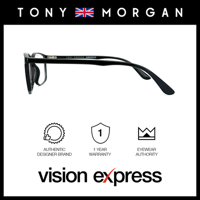 Tony Morgan Eyeglasses TMRYANBLACK54 - Vision Express Optical Philippines