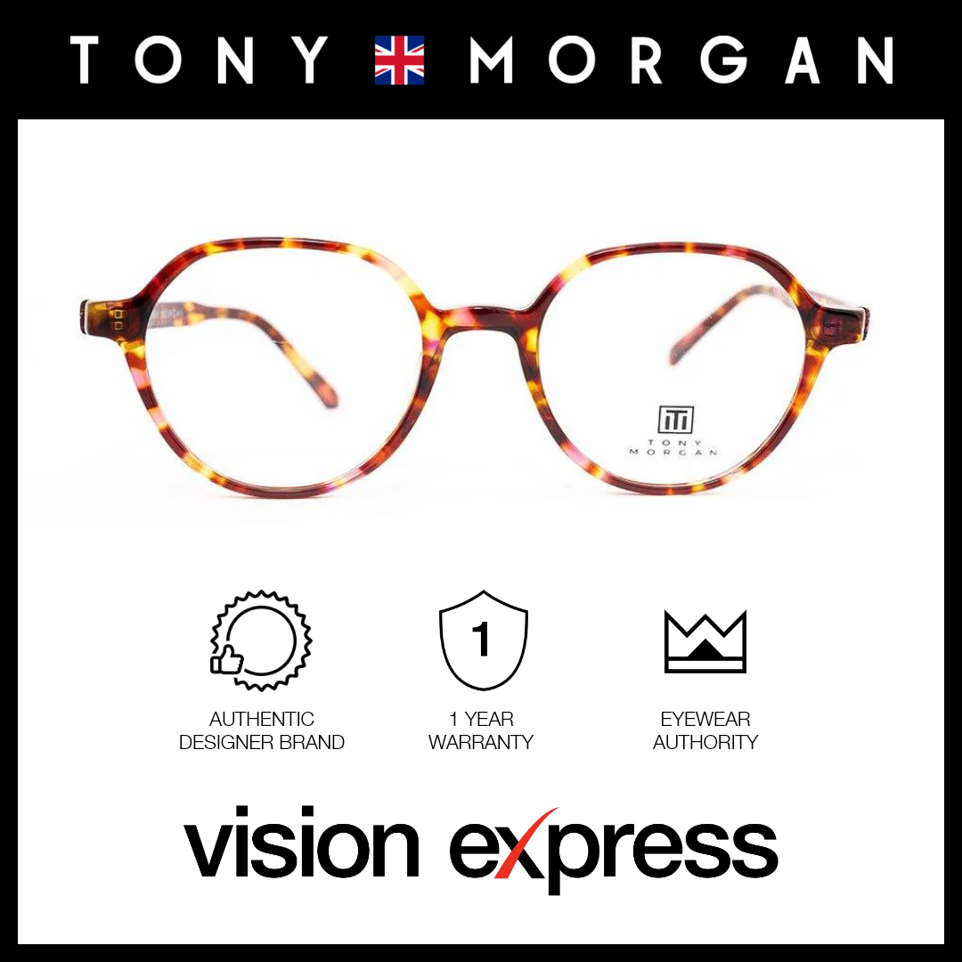 Tony Morgan Men's Tortoise Plastic Round Eyeglasses TM SOFIA/C3 - Vision Express Optical Philippines
