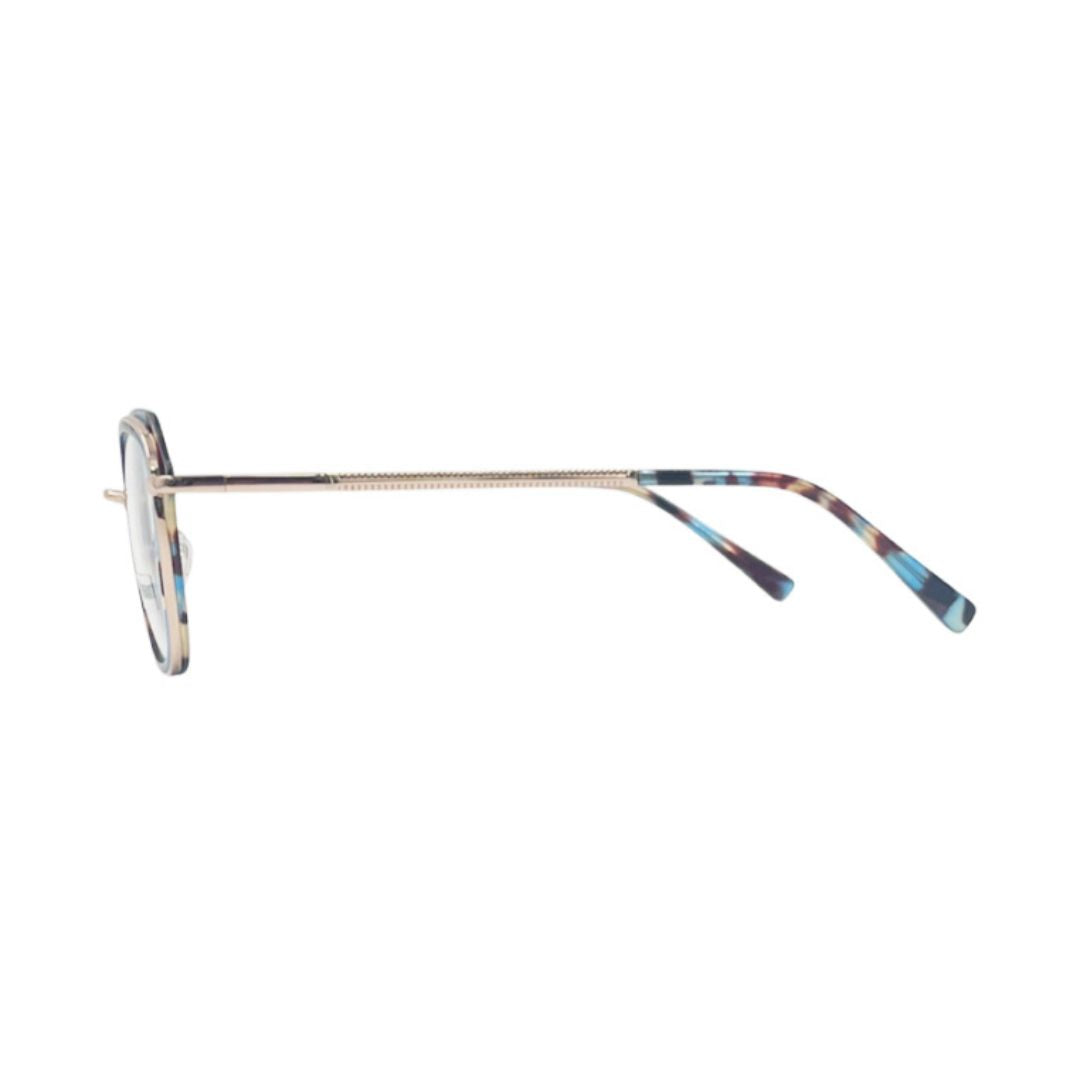 Tony Morgan Women's Blue Metal Round Eyeglasses TMYD1032C453 - Vision Express Optical Philippines
