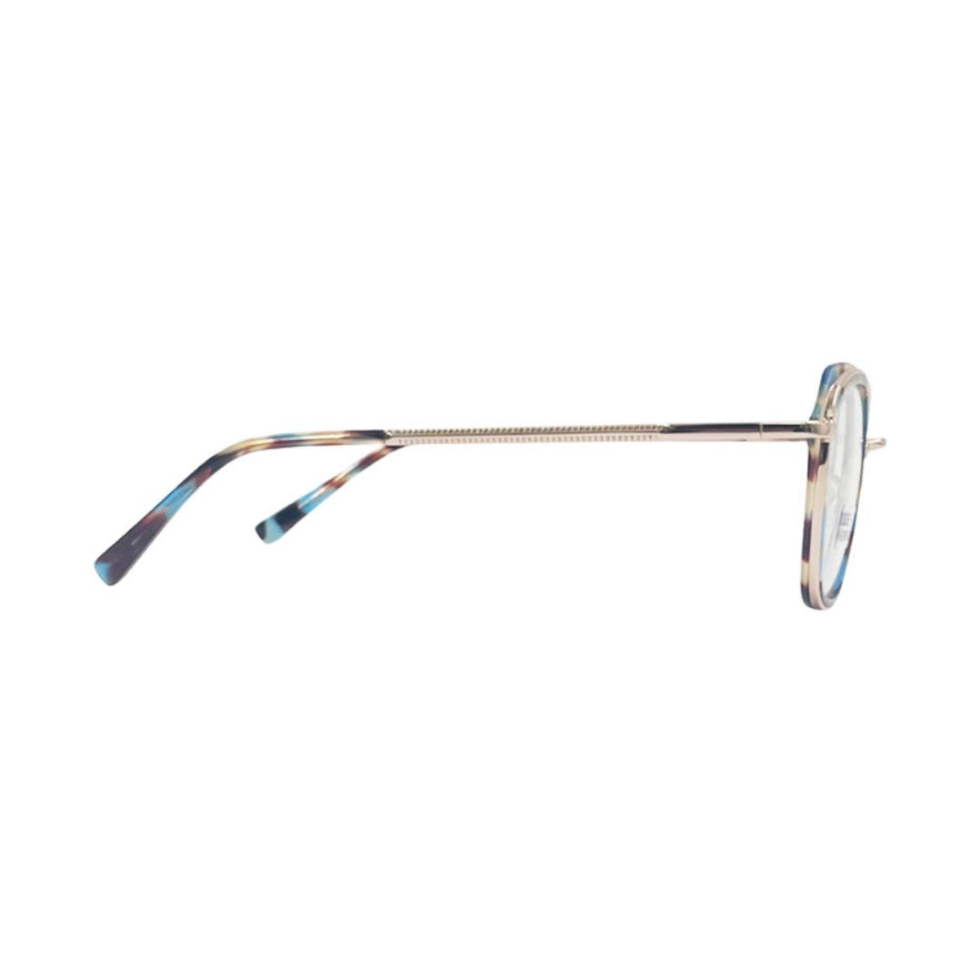 Tony Morgan Women's Blue Metal Round Eyeglasses TMYD1032C453 - Vision Express Optical Philippines