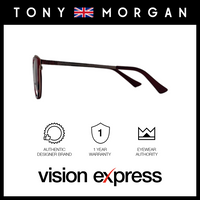 Tony Morgan Women's Red Metal Round Eyeglasses TMYD1033C253 - Vision Express Optical Philippines