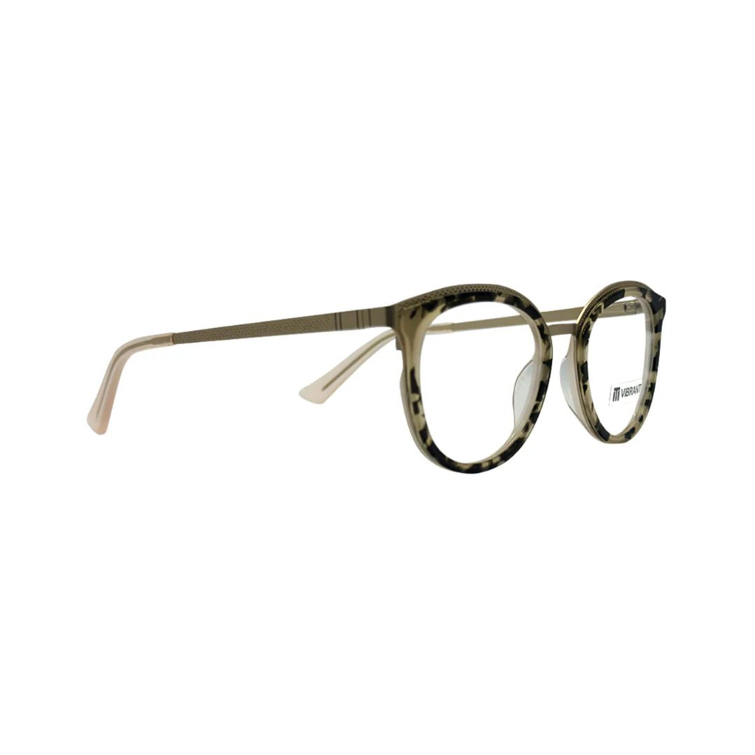 Tony Morgan Woman Brown Metal Round TMYD1033C453 - Vision Express Optical Philippines