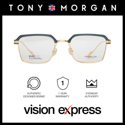 Tony Morgan Women's Black Metal Square Eyeglasses TMZS52062C353BRWN - Vision Express Optical Philippines
