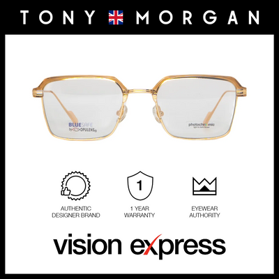 Tony Morgan Women's Rose Gold Metal Square Eyeglasses TMZS52062C453BLK - Vision Express Optical Philippines