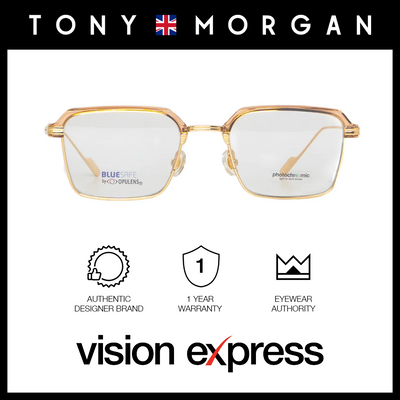 Tony Morgan Women's Rose Gold Metal Square Eyeglasses TMZS52062C453PURP - Vision Express Optical Philippines