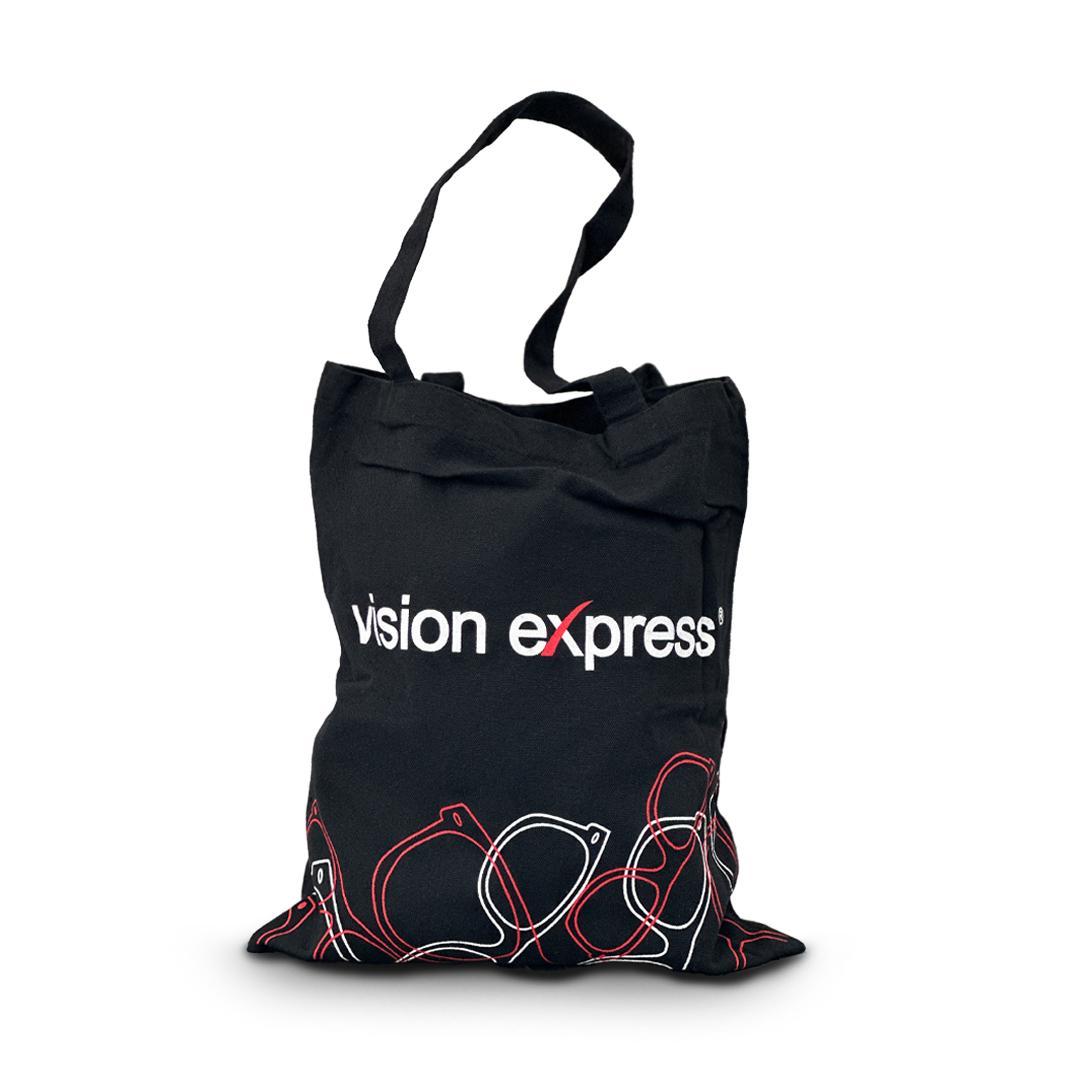 [NOT FOR SALE] Vision Express Black Tote Bag - Vision Express Optical Philippines