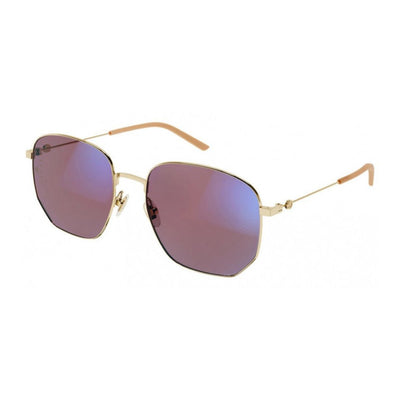 Gucci Women's Gold Metal Irregular Sunglasses GG0396S00456 - Vision Express Optical Philippines