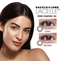Bausch & Lomb Lacelle Jewel Colored Monthly Contact Lenses (Amber Brown) - Vision Express Optical Philippines