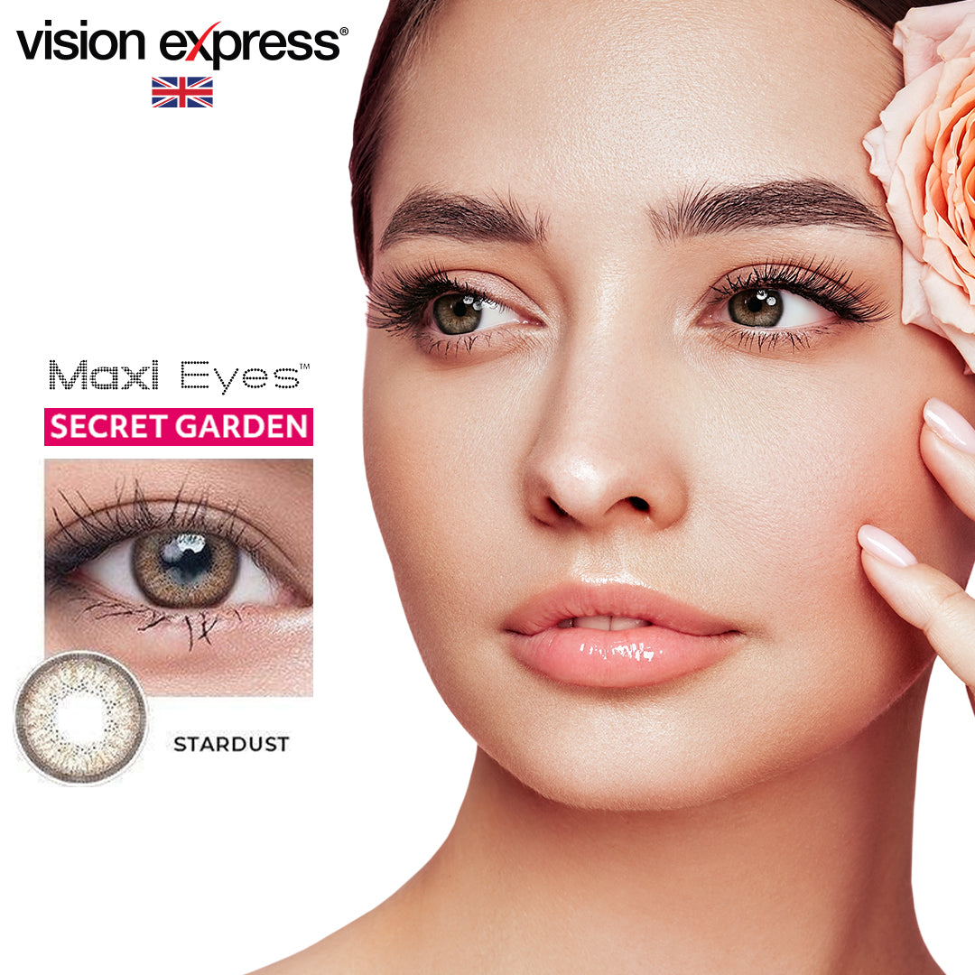 Maxi Eyes Secret Garden Series *NEW* Monthly Colored Contact Lenses (Stardust) - Vision Express Optical Philippines