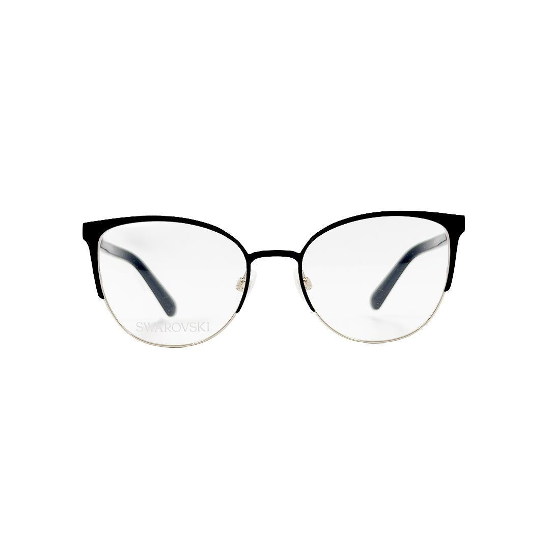 Swarovski Round Black Eyeglasses SW547500153