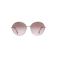 Bally Round Gold Sunglasses BY0077D28U60