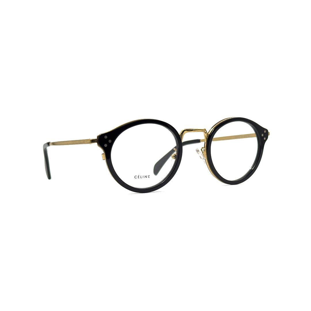 Celine Round Black Eyeglasses CL50001U00146