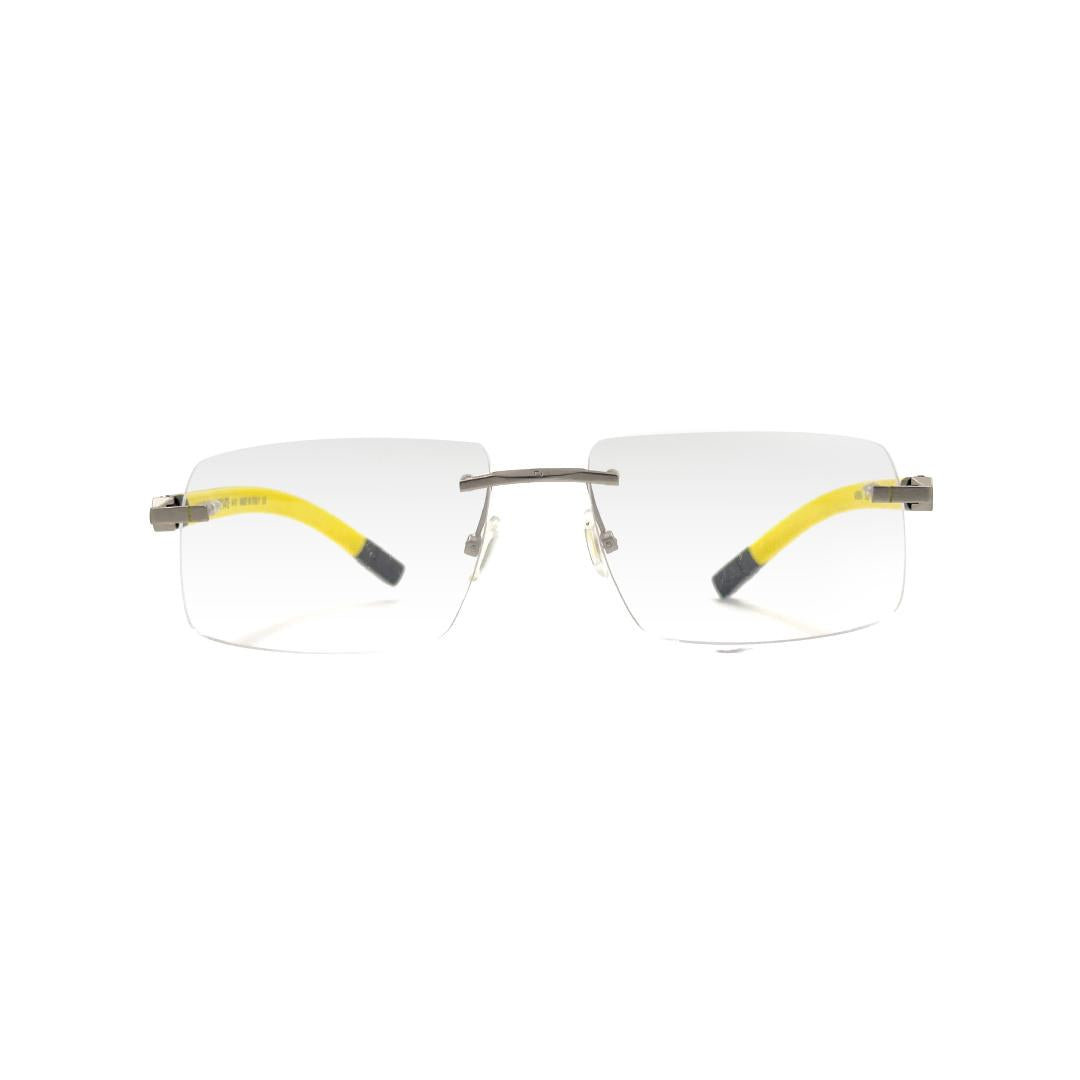 9.81 Square Silver Eyeglasses NE50006U01757