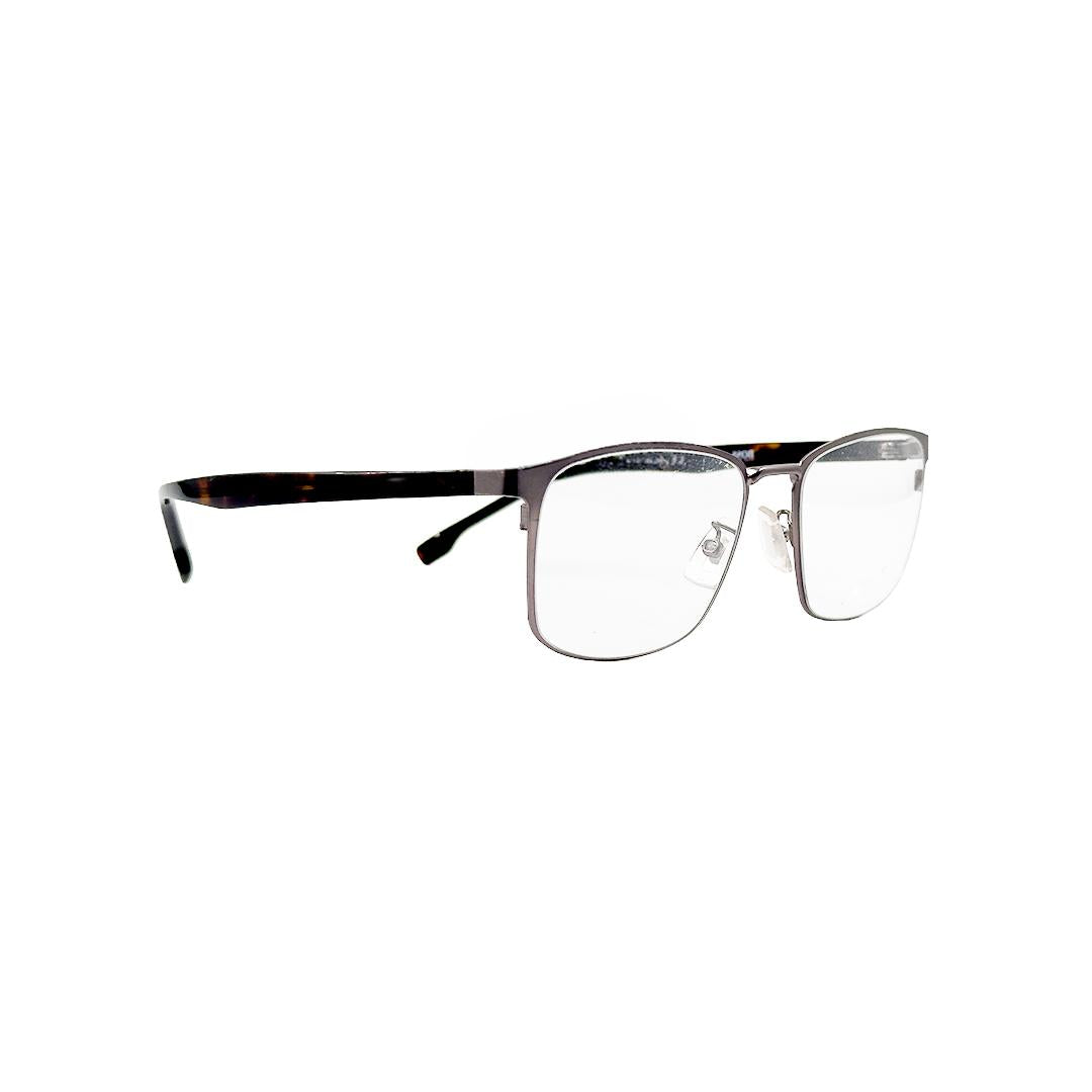 Hugo Boss Rectangle Silver Eyeglasses HB1295FR8055
