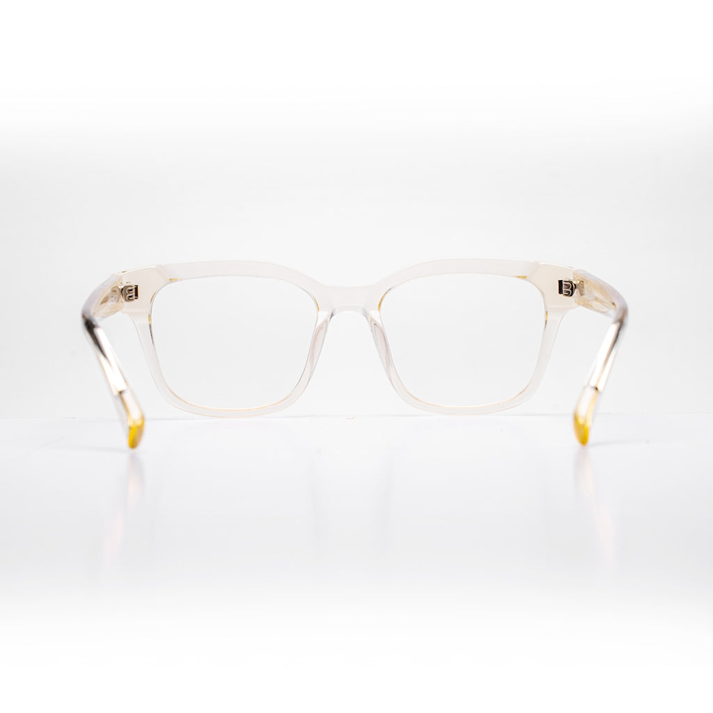 Ellis Oliver Champagne Clear Square Eyeglasses for Women EVHONA1228C249 - Vision Express Optical Philippines