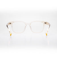 Ellis Oliver Champagne Clear Square Eyeglasses for Women EVHONA1228C249 - Vision Express Optical Philippines