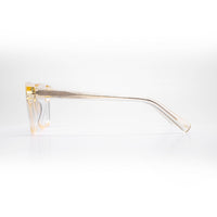 Ellis Oliver Champagne Clear Square Eyeglasses for Women EVHONA1228C249 - Vision Express Optical Philippines