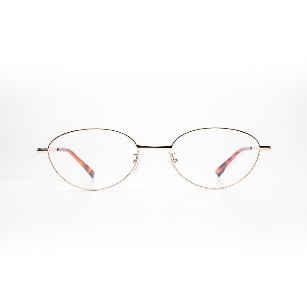 Ellis Oliver Gold Oval Eyeglasses for Women EVHSS1053C257