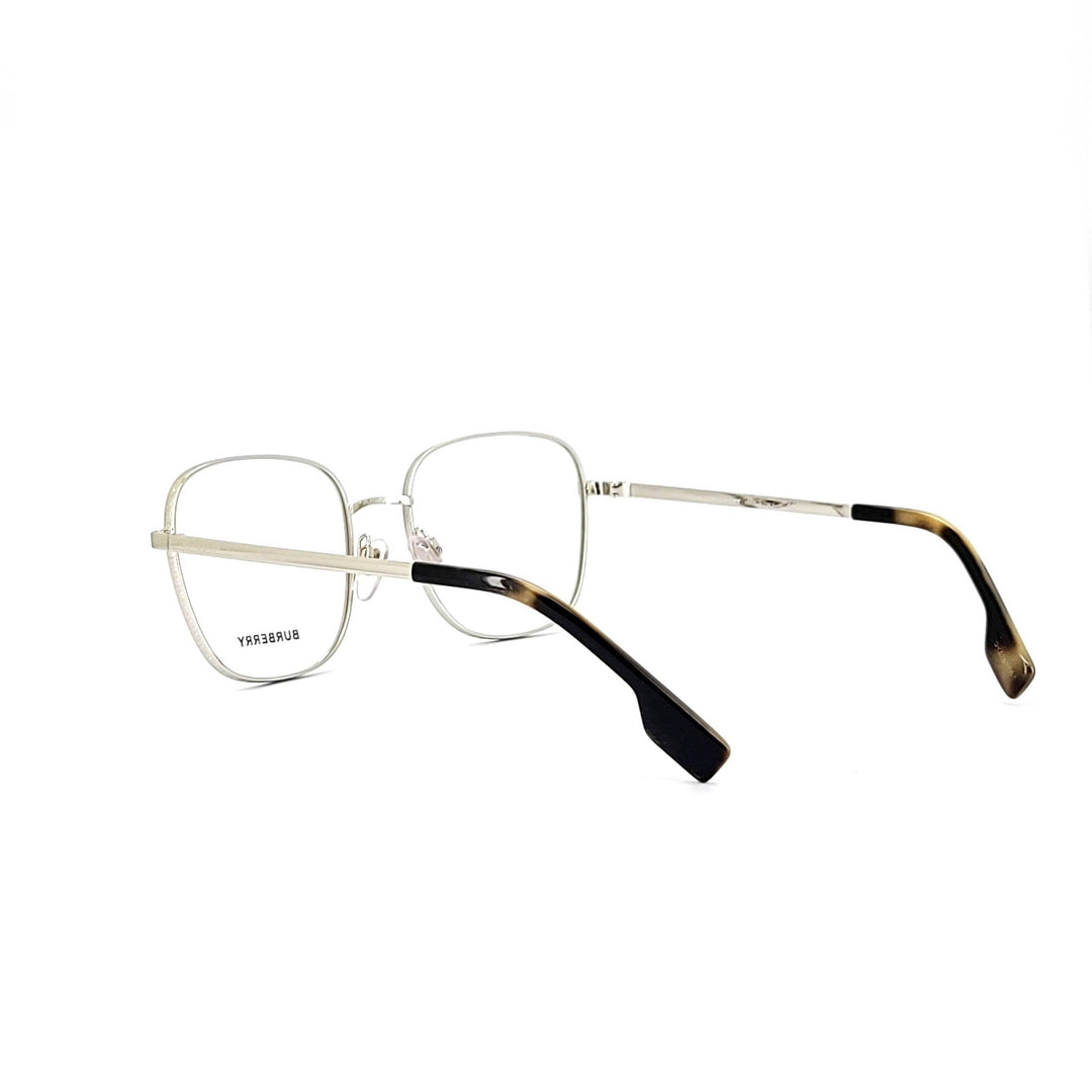 Burberry Women's Silver Metal Square Eyeglasses BE1347/1005