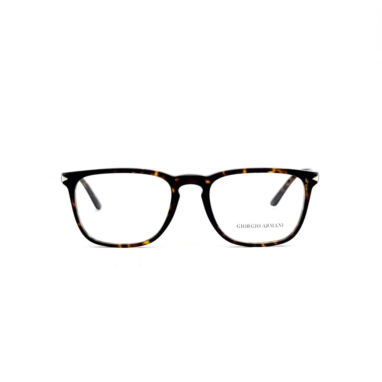 Giorgio Armani Men s Brown Plastic Square Eyeglasses AR7193 5026