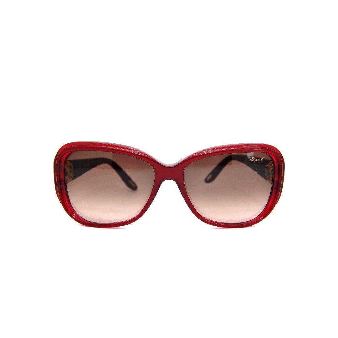 Chopard Women's Red Plastic Square Sunglasses SCH148S/5809 – Vision Express