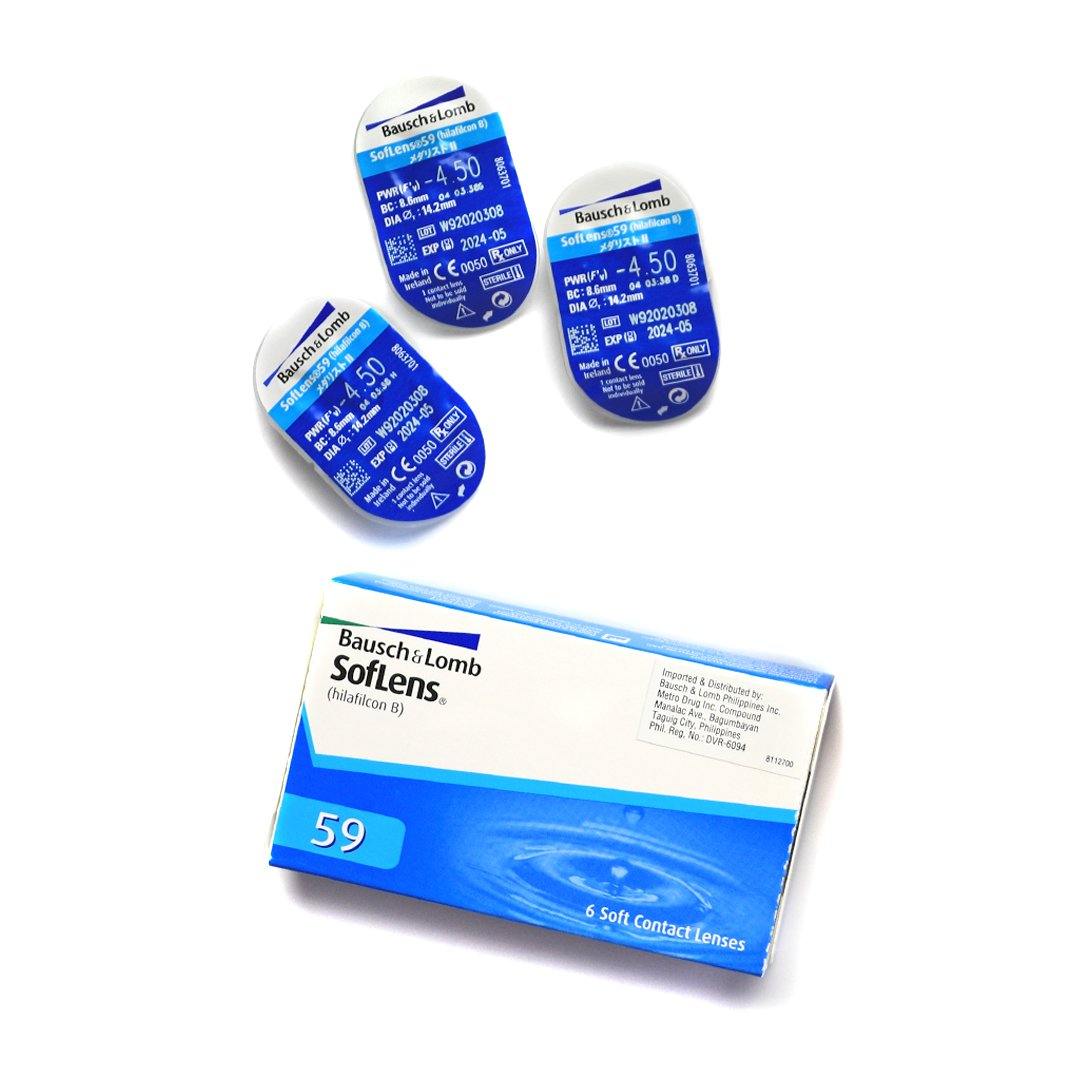 Bausch & Lomb Soflens59 Monthly Contact Lens 6pcs - Vision Express Optical Philippines