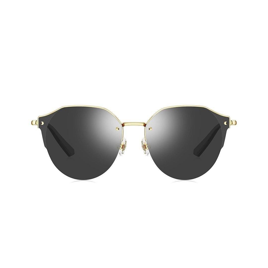 Bolon Women's Gold Metal Cat Eye Sunglasses BL7109/B60 – Vision