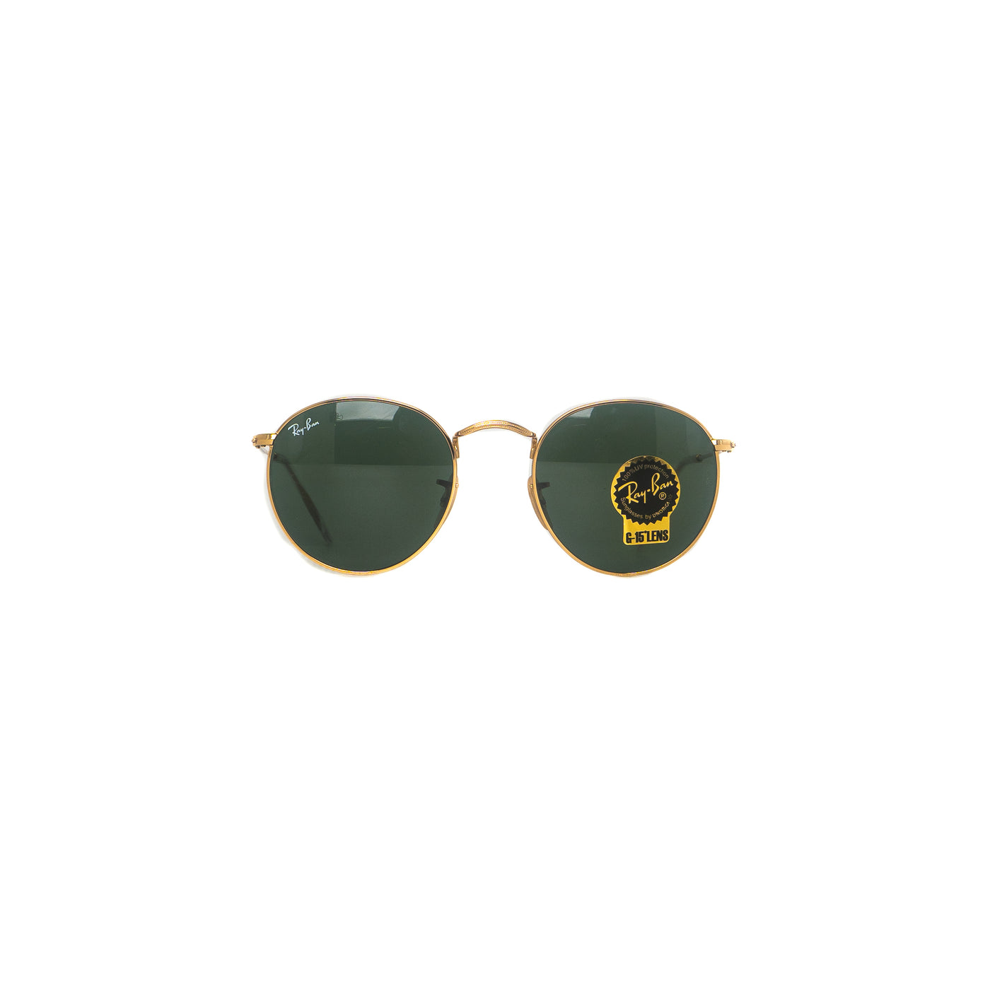 Stræde Appel til at være attraktiv i går Ray-Ban Unisex Gold Metal Round Sunglasses RB3447/001 – Vision Express