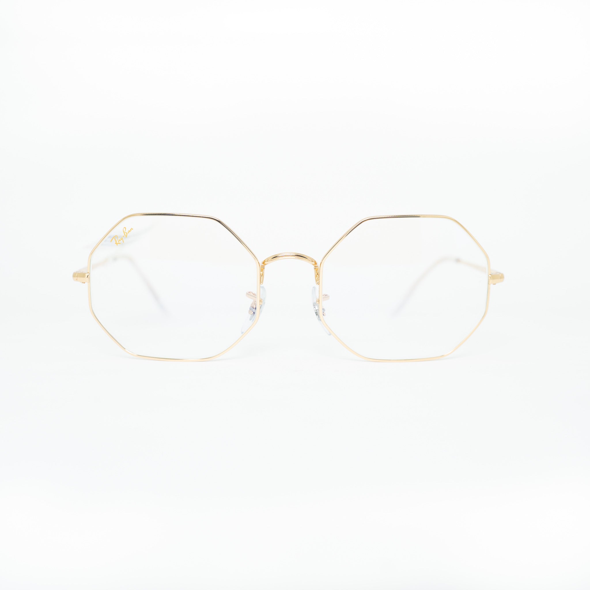 Ray-Ban Unisex Gold Metal Irregular Eyeglasses RB19729196BF54